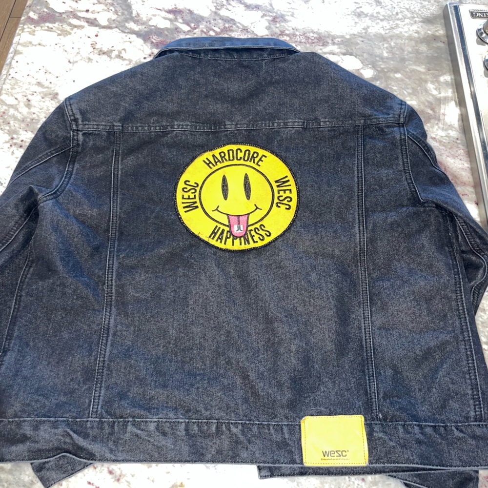 Limited Edition WESC Trucker Hardcore Happiness Denim Jacket